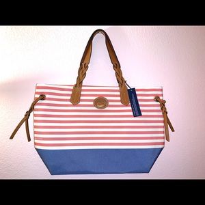 Dooney & Bourke Nylon Shopper Bag Watermelon Blue